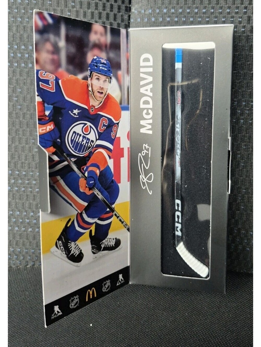 Connor McDavid McDonald's NHL Star Sticks 2025-2026 Canada Exclusive Mini